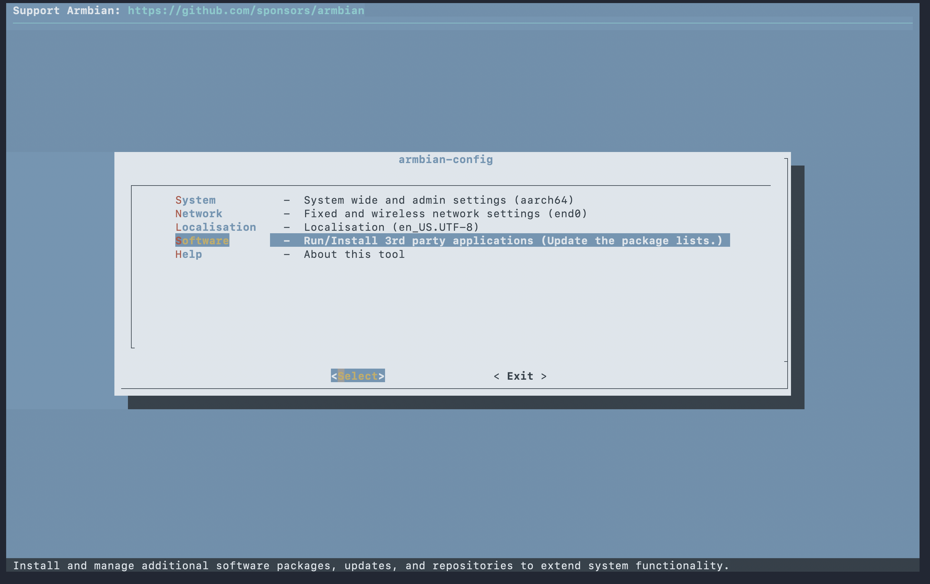 armbian-config