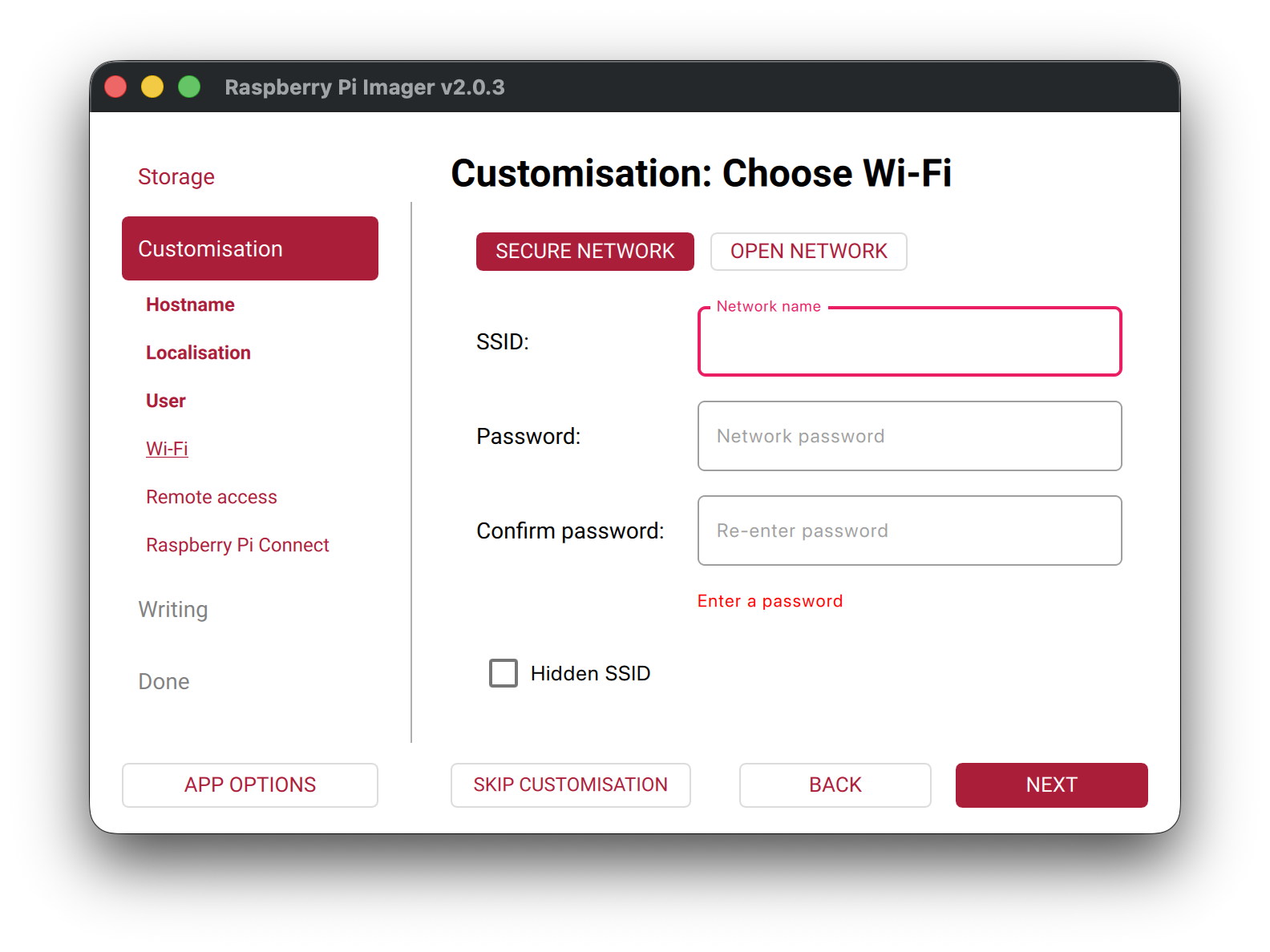 Raspberry Pi Imager v2.0.3